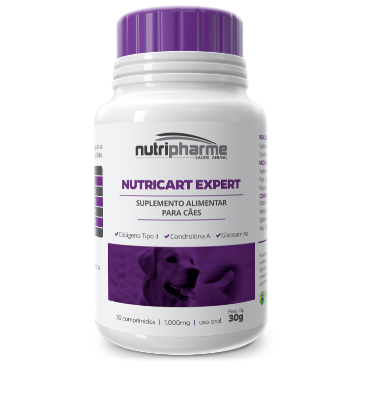 NUTRICART EXPERT SUPLEMENTO ALIMENTAR PARA CÃES