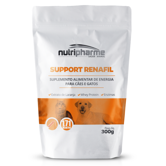 SUPPORT RENAFIL SUPLEMENTO ALIMENTAR DE ENERGIA PARA CÃES E GATOS