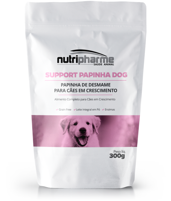 SUPPORT PAPINHA DOG PAPINHA DE DESMAME PARA CÃES EM CRESCIMENTO