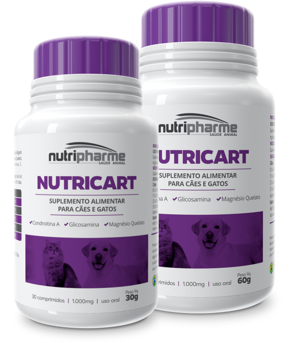 NUTRICART SUPLEMENTO ALIMENTAR PARA CÃES E GATOS