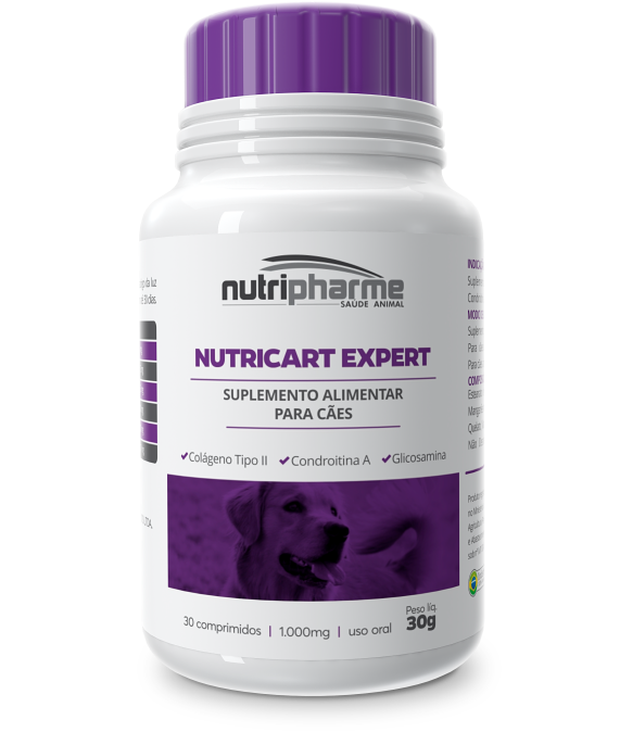 NUTRICART EXPERT SUPLEMENTO ALIMENTAR PARA CÃES