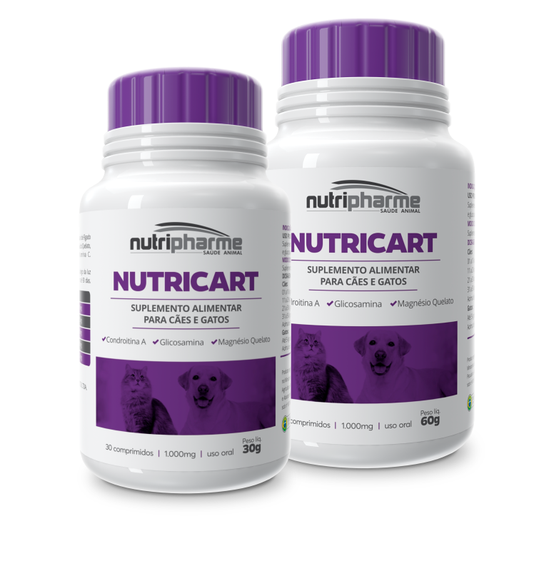 NUTRICART SUPLEMENTO ALIMENTAR PARA CÃES E GATOS