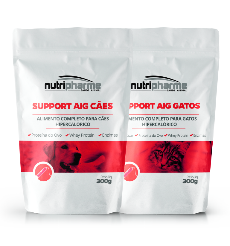 SUPPORT AIG CÃES / GATOS ALIMENTO COMPLETO PARA CÃES E GATOS / HIPERCALÓRICO