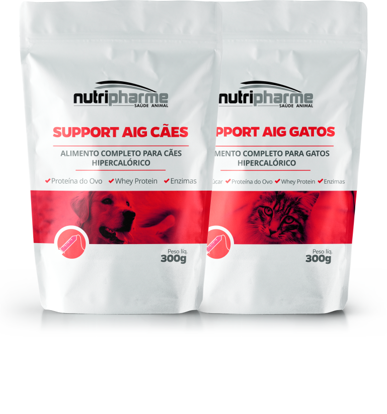 SUPPORT AIG CÃES / GATOS ALIMENTO COMPLETO PARA CÃES E GATOS / HIPERCALÓRICO