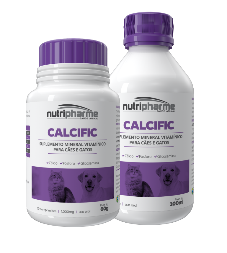 CALCIFIC SUPLEMENTO MINERAL VITAMÍNICO PARA CÃES E GATOS